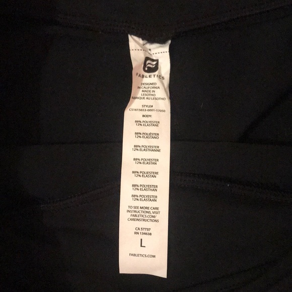 Fabletics Cropped Leggings - Picture 5 of 5